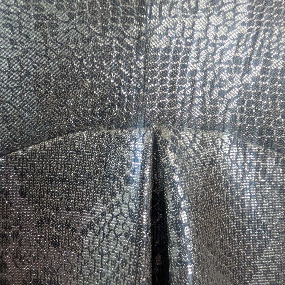 Karlie Shimmering Silver Top Blouse - Picture 6 of 8